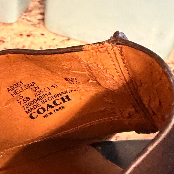 Coach Helena Platform Wedge Sandals - Picture 10 of 11